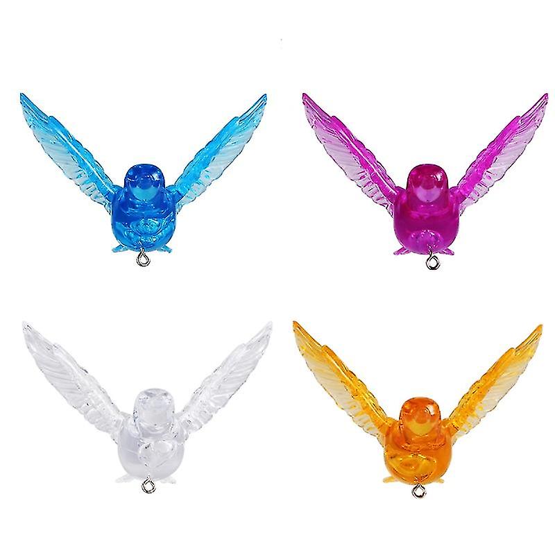 4pcs Bird Statue