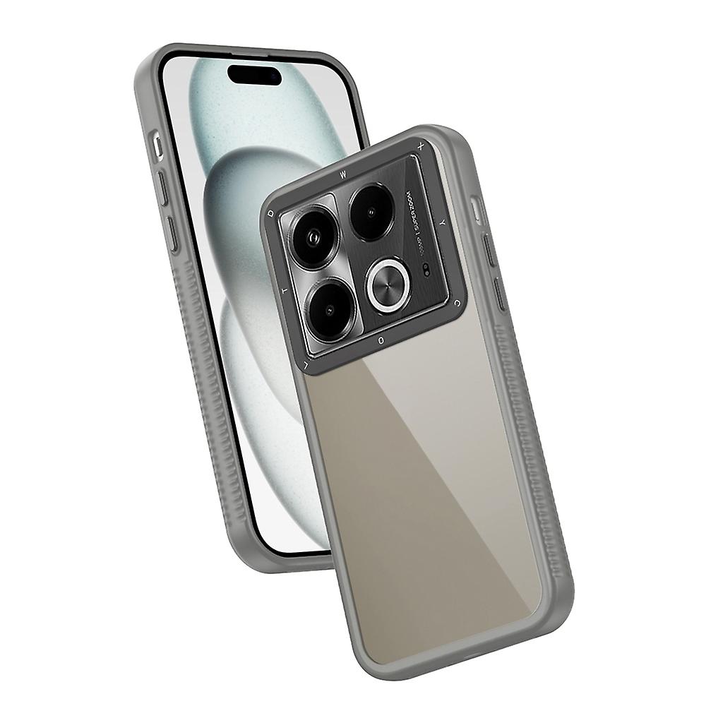 Two Color Lens Ring TPU Case For Infinix Note 40