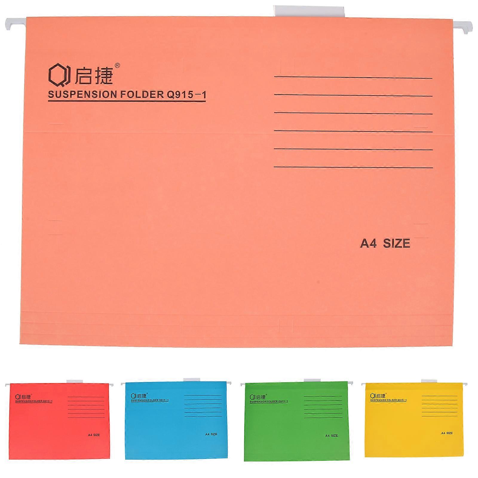 5Pcs Coupon Organizer Hanging File Organizer Colorful File Folder Office File Folder Receipts Bills Folder