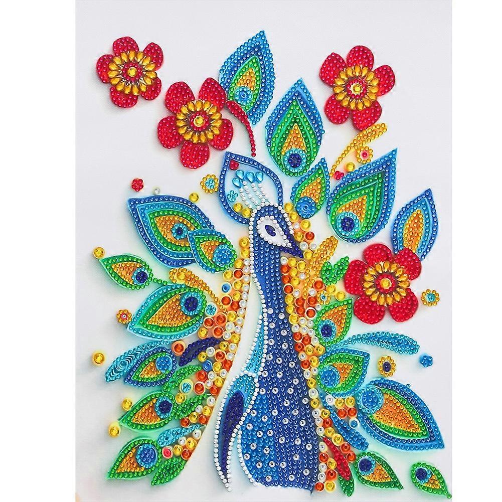 חלק מקדחה מעוצבת מיוחדת 5d DIY צבעוני ציור יהלומים בעלי חיים ערכת פסיפס ריינסטון ציור תמונה קישוט הבית אמנות