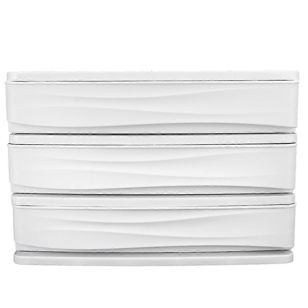 Layered Multifunctional Stackable Desktop Storage Box Simple Notebook Organizer