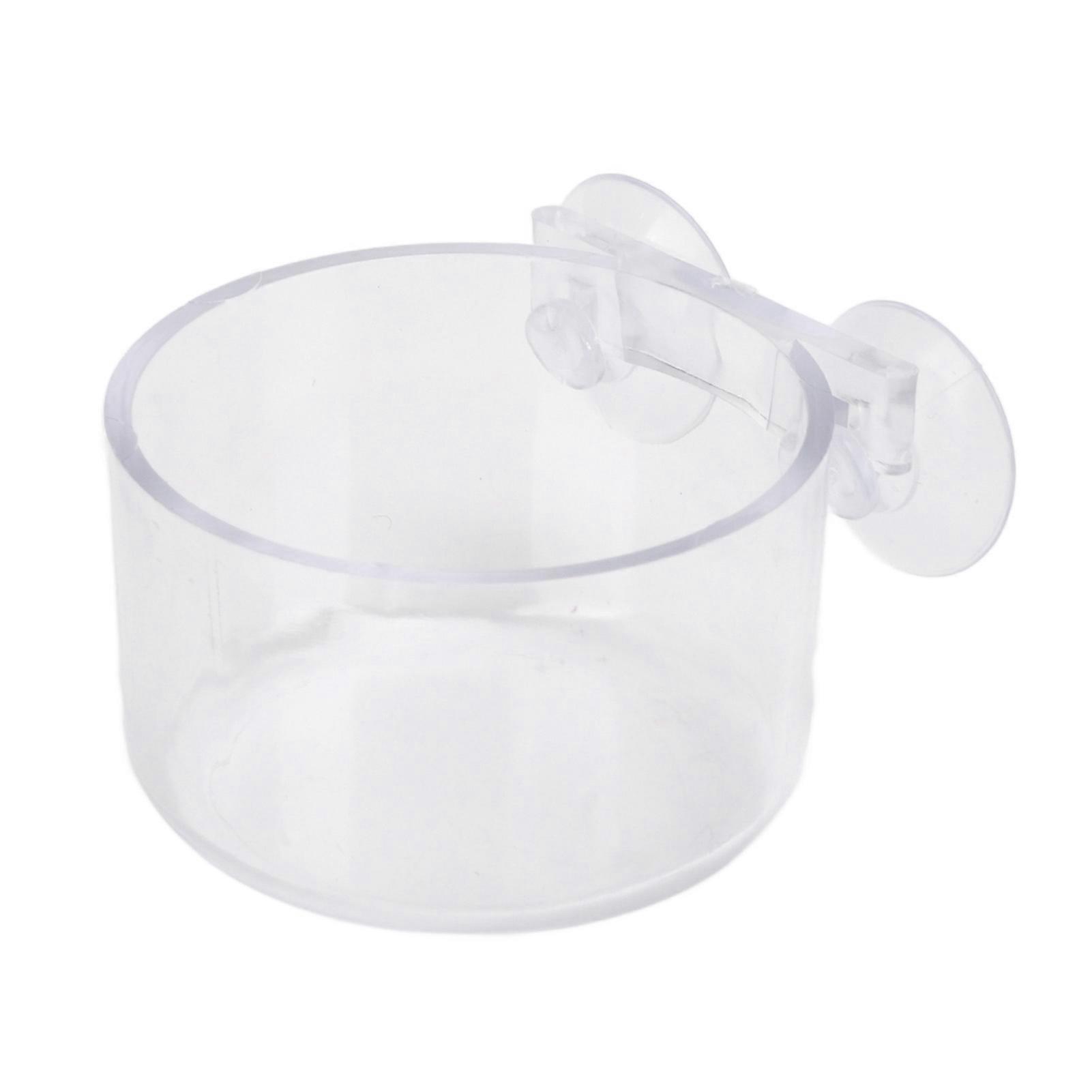 Aquarium Cone Red Worm Feeder Transparenter Fischtank Futterbecher mit Saugnapf für Fischgarnelen