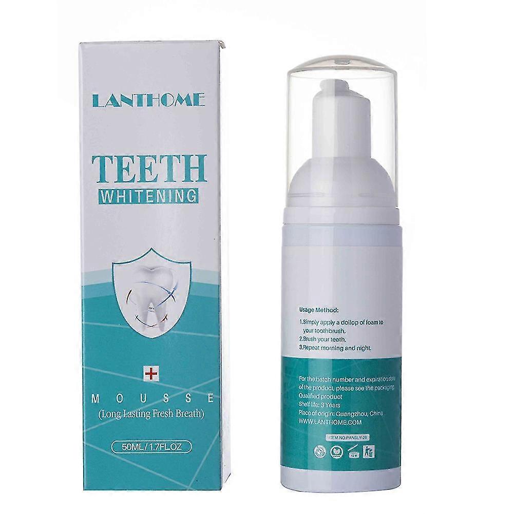 Teeth Mouthwash Teeth Whitening Foam Mousse Stain Remove Tooth Paste 50ml