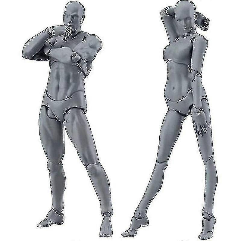 Movable Mannequin Action Model - PVC Drawing Mannequin Parts/Set for Desktop Decoration and Sketch