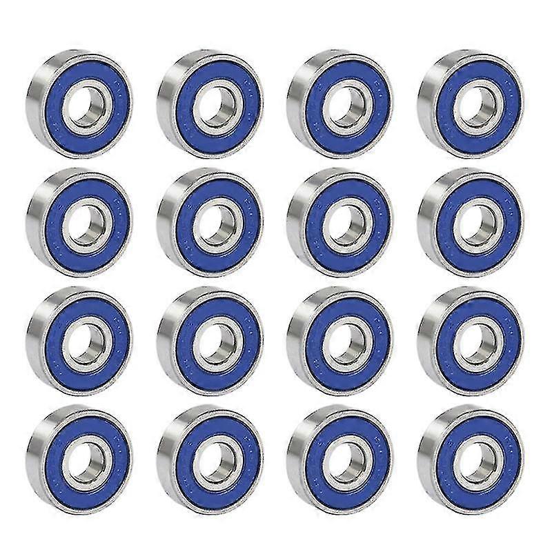 16pcs Professional Frictionless Abec 9 Skateboard Roller Wheels High Precision Shafts Bearing Steel