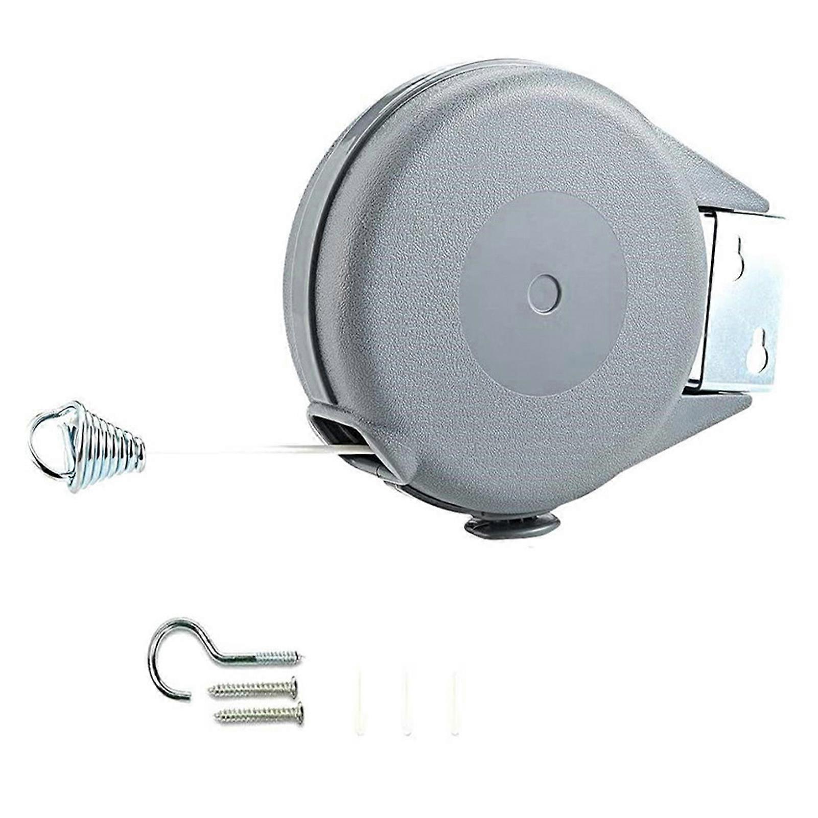 Portable 49.2ft Retractable Clothesline - 30lb Load Capacity