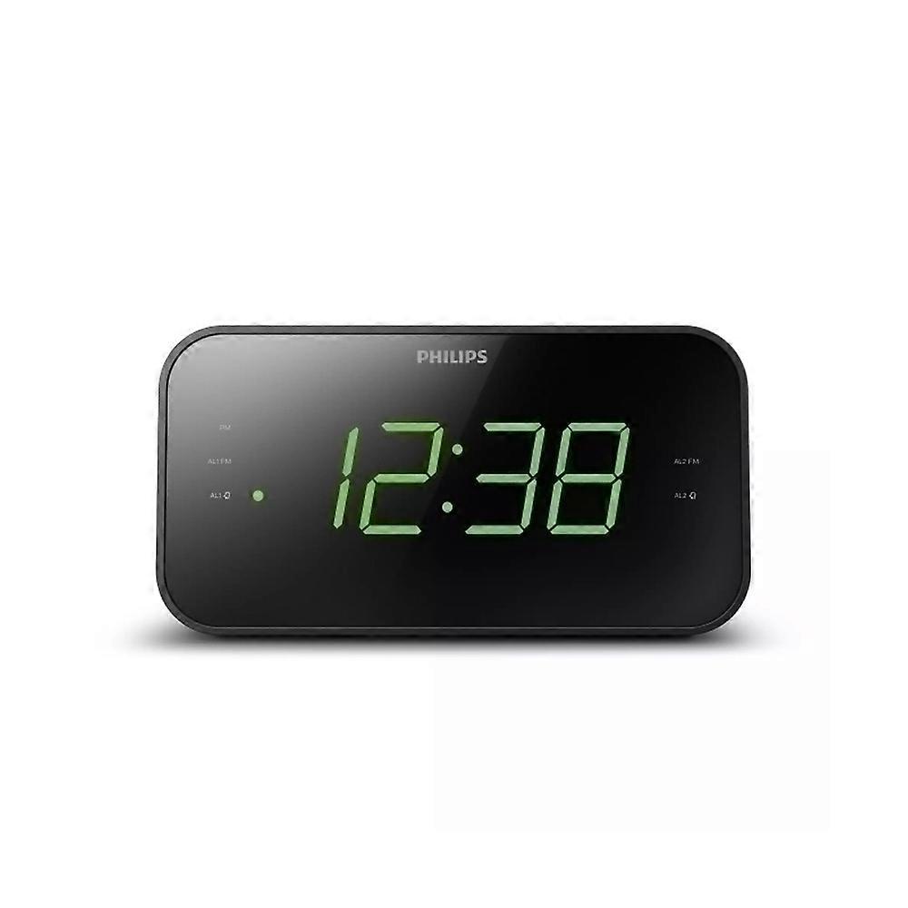 Philips Premium Compact User-friendly TAR3306 Large Display FM Clock Radio