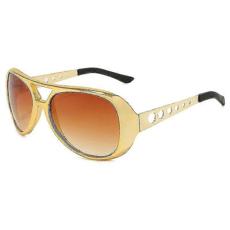 2pcs, Sunglasses, Party Glasses, Gold Jiujiuso