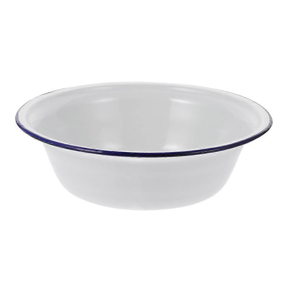 Retro Enameled Basin Thickened Soup Basin Vegetable Basin Kitchen Supply