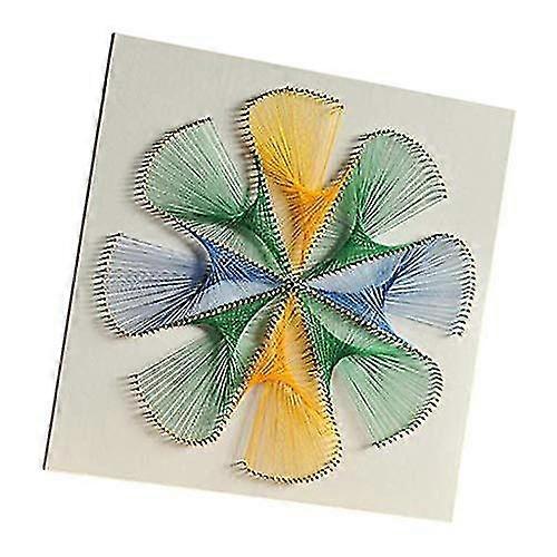 Geometric Flower Nail String Art Kit for Adults