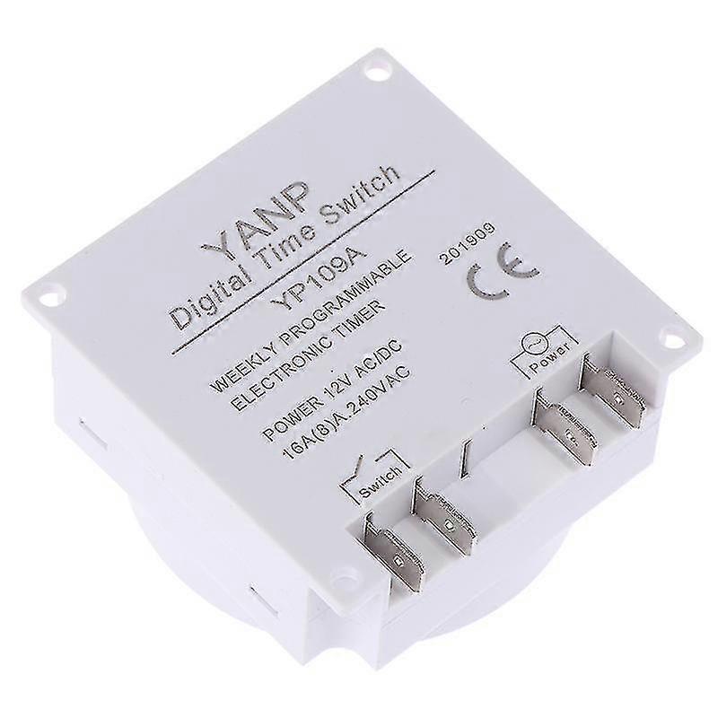 Digitale Timer Dc / ac 12v 16a LCD Display Programmeerbare Timer Ovp Switch