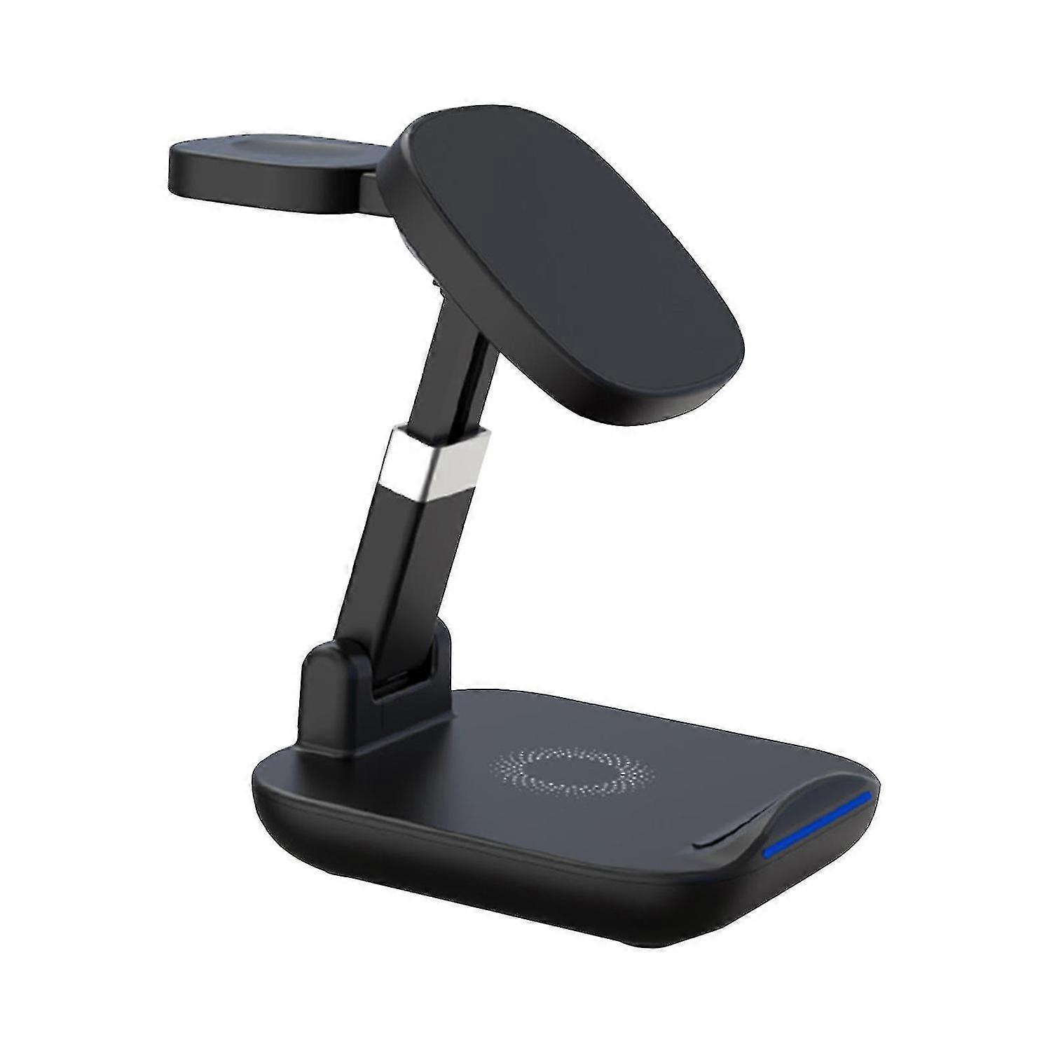 Foldable Wireless Charging Station 3 In 1 Charging Station For Multiple Devices 15w Magnetic Wireles