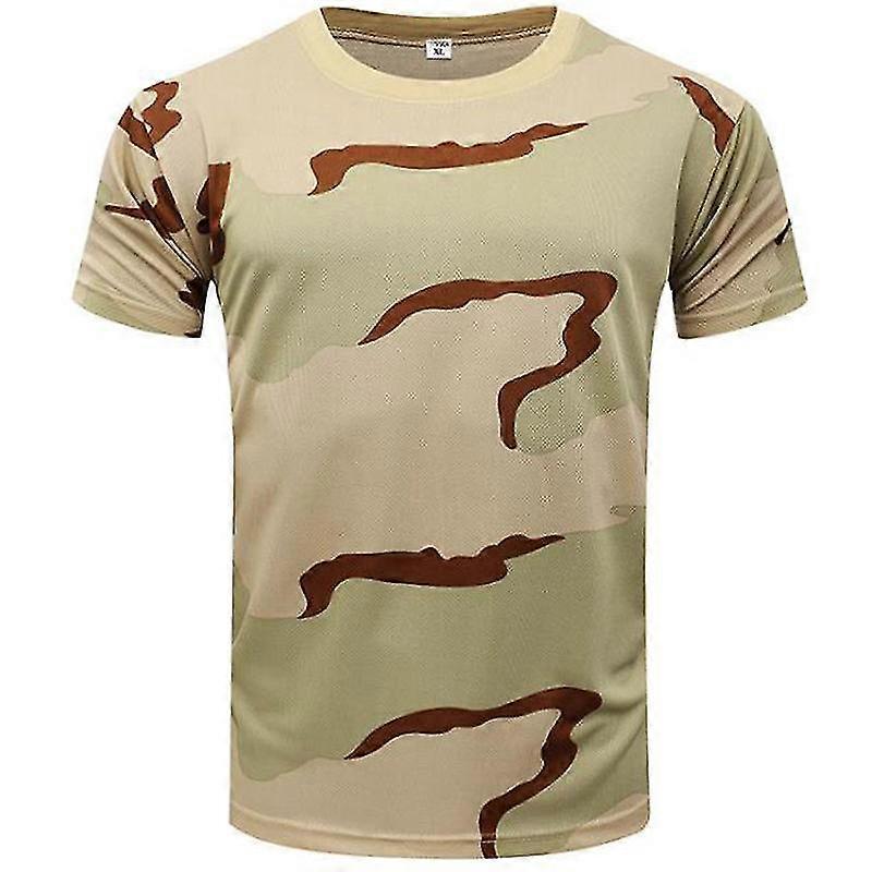 Mens Tri Colour Desert T-shirt