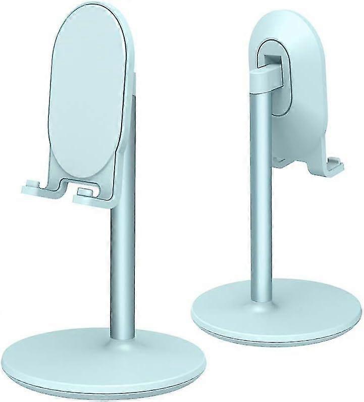 Phone Stand For Desk, Cell Phone Stand Adjustable Desk Phone Holder Tablet Holder Phone Dock (blue)