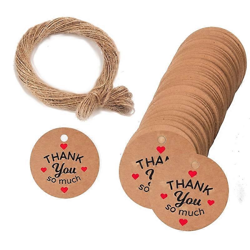 100pcs /Pack Kraft Paper Gift Tag