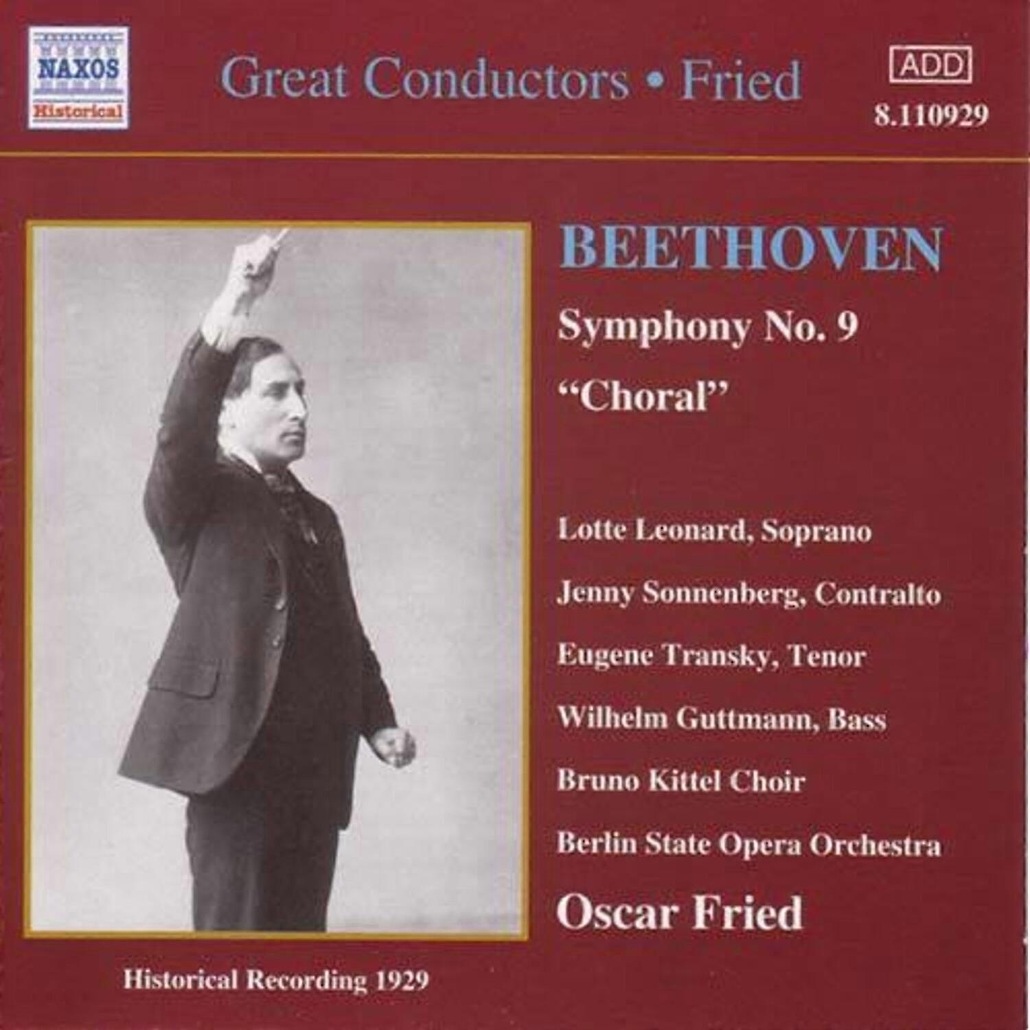 Ludwig van Beethoven - Sym 9  [COMPACT DISCS] USA import