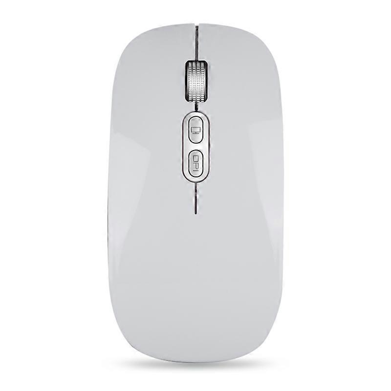 2.4G Office Wireless Mouse Mute Charging Mouse with USB Receiver Compatible for Notebook
