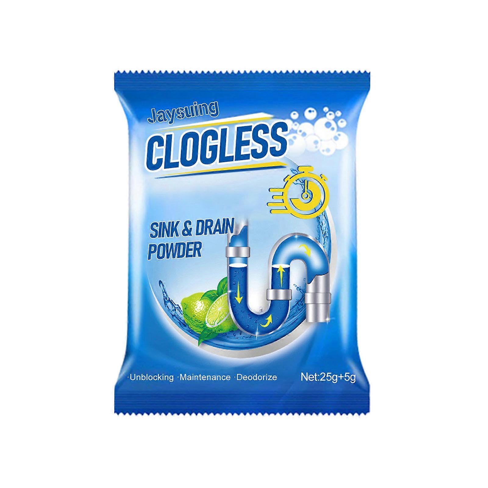 30g Drain Blocked Cleaning Powder Prevent Clogging Pinelines Cleaning Powder for Toilet Pipe