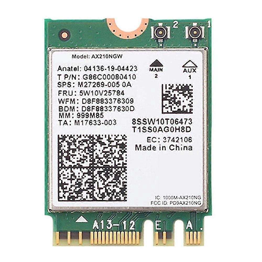 Ax210ngw 2.4g/5g/6g Tri Band Wireless Network Card