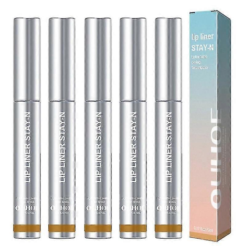 قلم تحديد الشفاه، قابل للتقشير، وشم الشفاه، لون الشفاه، مكياج ثابت يدوم طويلاً، مغذي