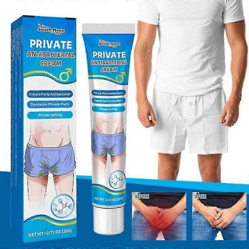 2x男性の親密なクリーム20g男性用亀頭炎かゆみ緩和