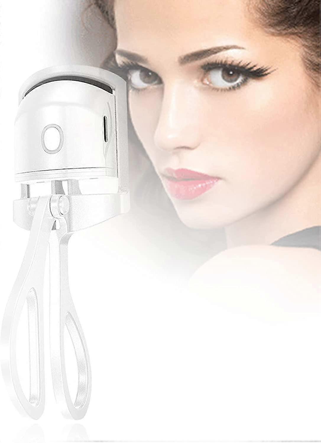 Heatedeyelash Curler With Smart Silicone Pads