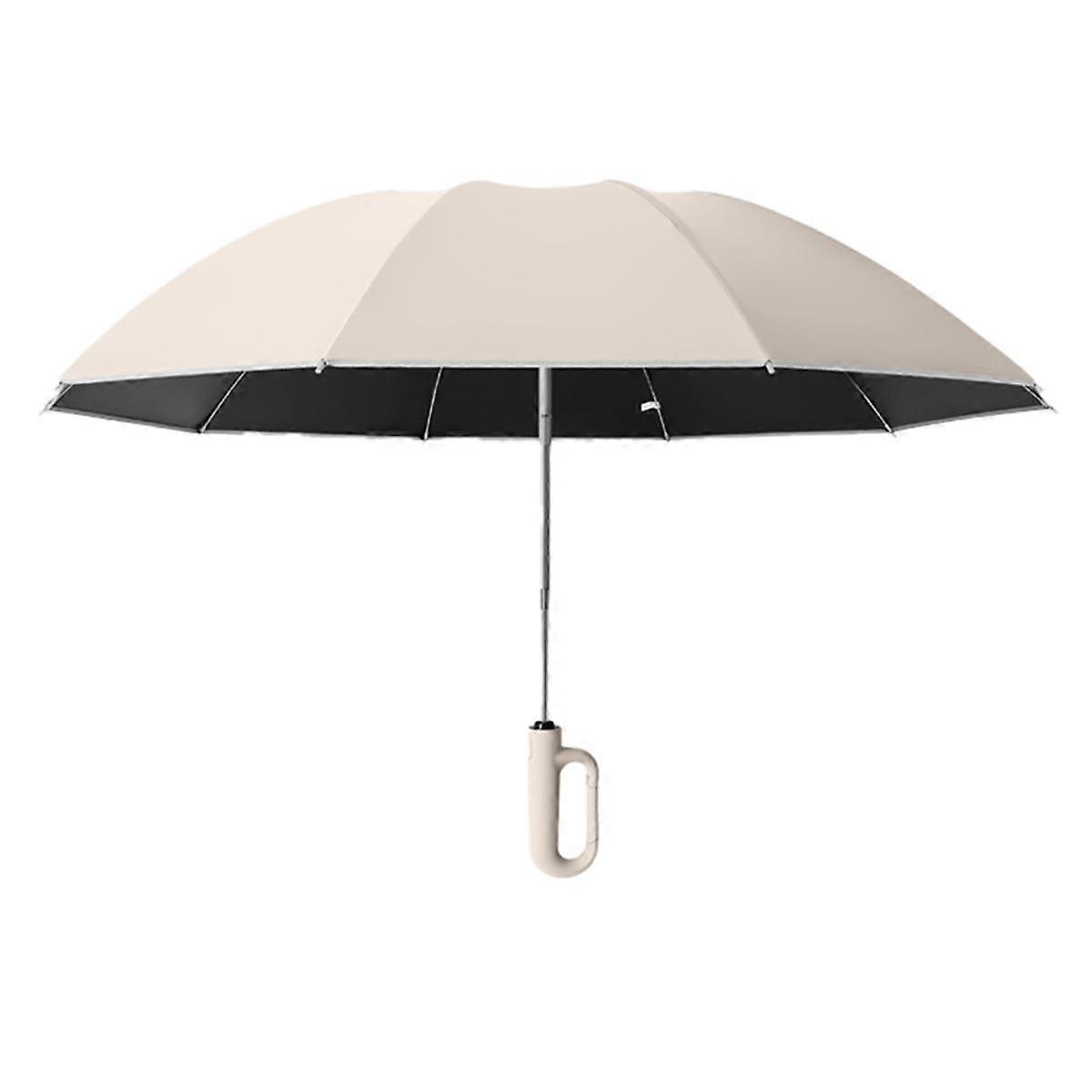 Fully Automatic Reverse Folding Umbrella with Windproof Reflective Stripe UV Umbrellas for Carabine