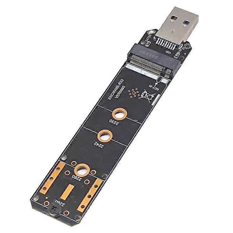 M.2 NVME SSD to USB3.2 GEN2 10Gbps Adapter M.2 NVME SSD Adapter for 2230 2242 2260 2280 NVME M.2 SS