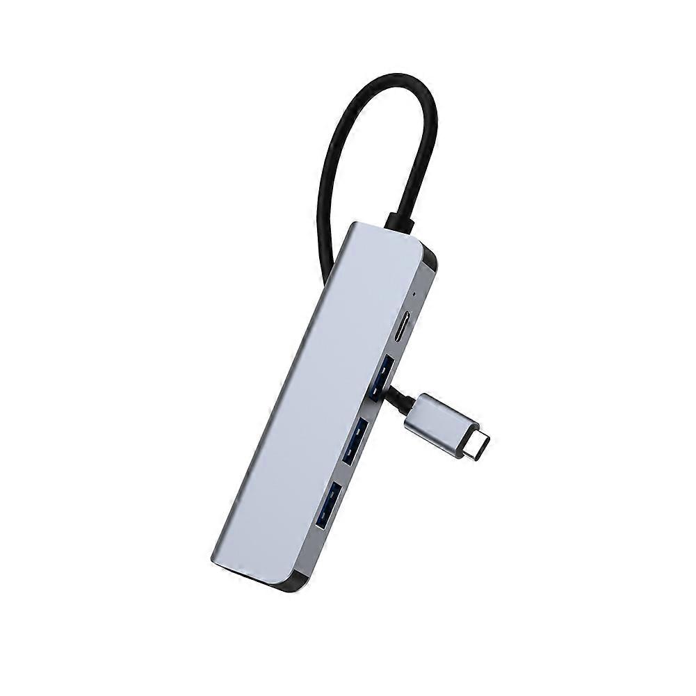 USB C Docking Station, 5-In-1 Type C Hub, with -Compatible, PD100W, 3 USB Multi-Port Adapter for La