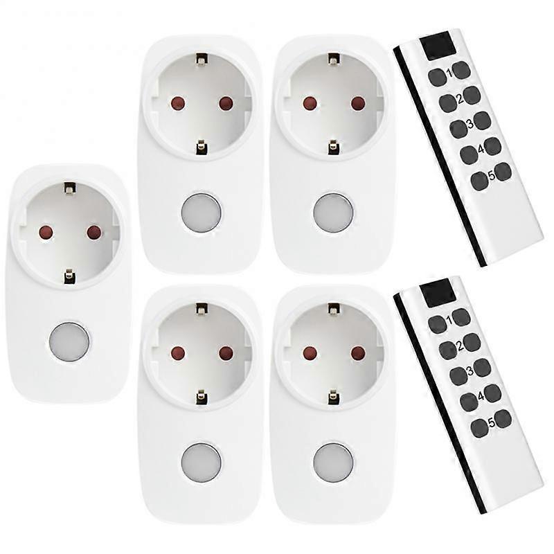 Remote Control Outlet Eu 16a Mini With Remote Controller Smart Homme Power Socket Wireless Rf 433mhz Plug