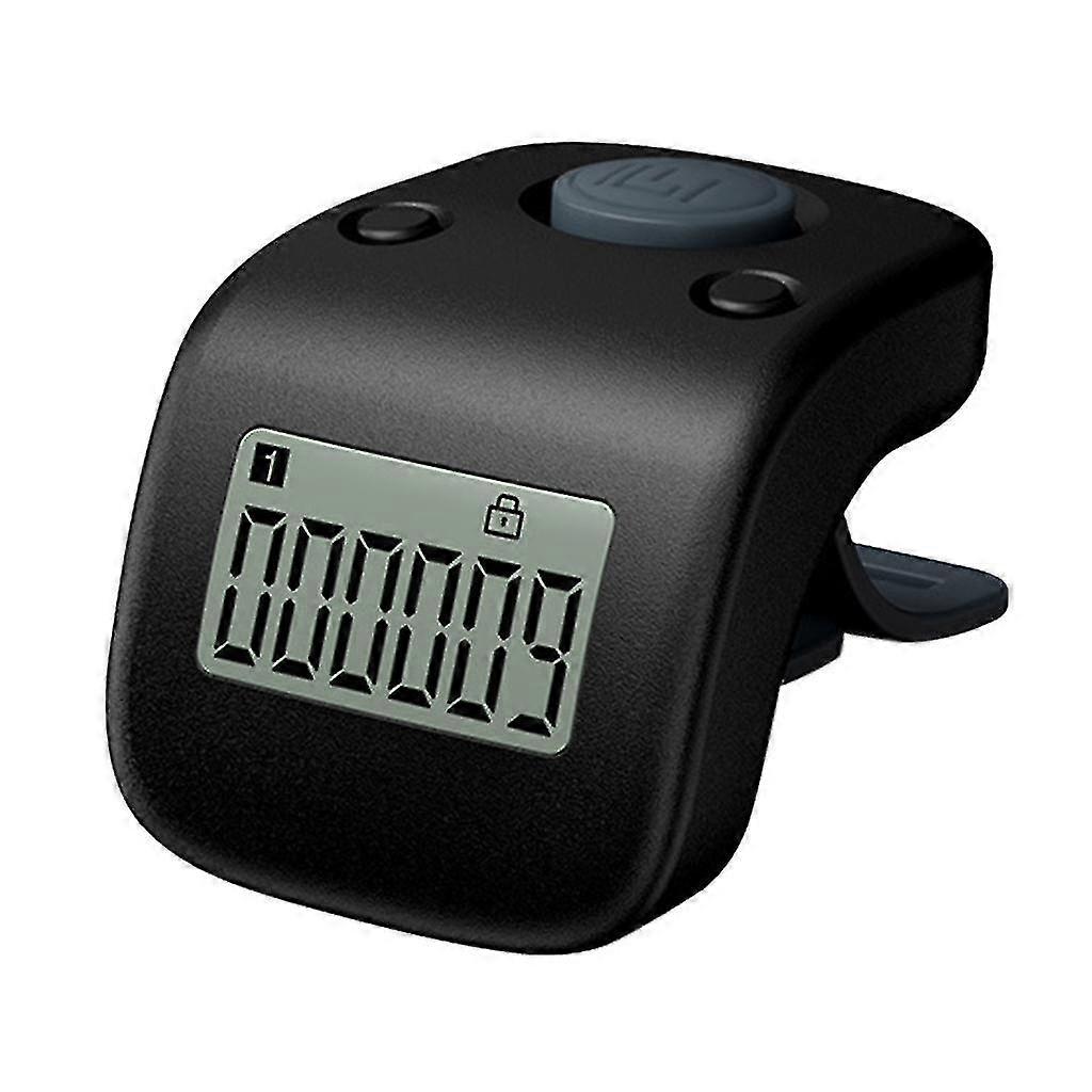 Practical Digital Lcd Finger Ring Tally Counter Multi-color 6 Channel Counting