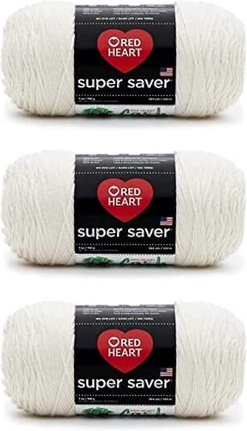 Super Saver Yarn, 3 Pack, Aran 3 Count