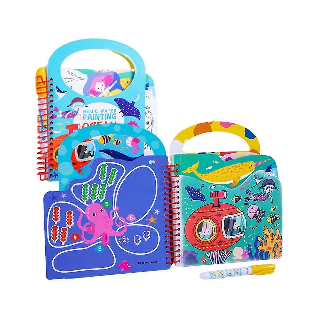 Water Coloring Book for Toddlers Paint with Water Books NoMess Drawing