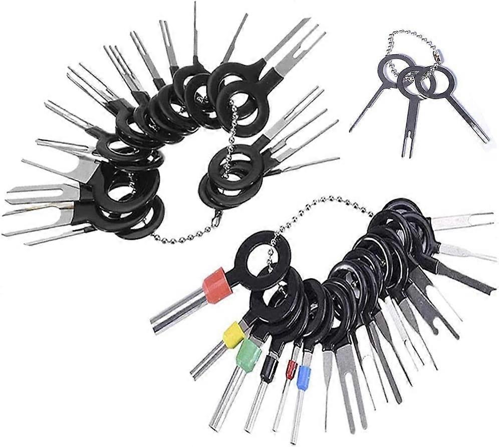 39pcs terminal removal tool kit Removal Tool Terminal connector Pin Extractor Car Electrical Wiring Crimp Connector Pin Extractor Kit