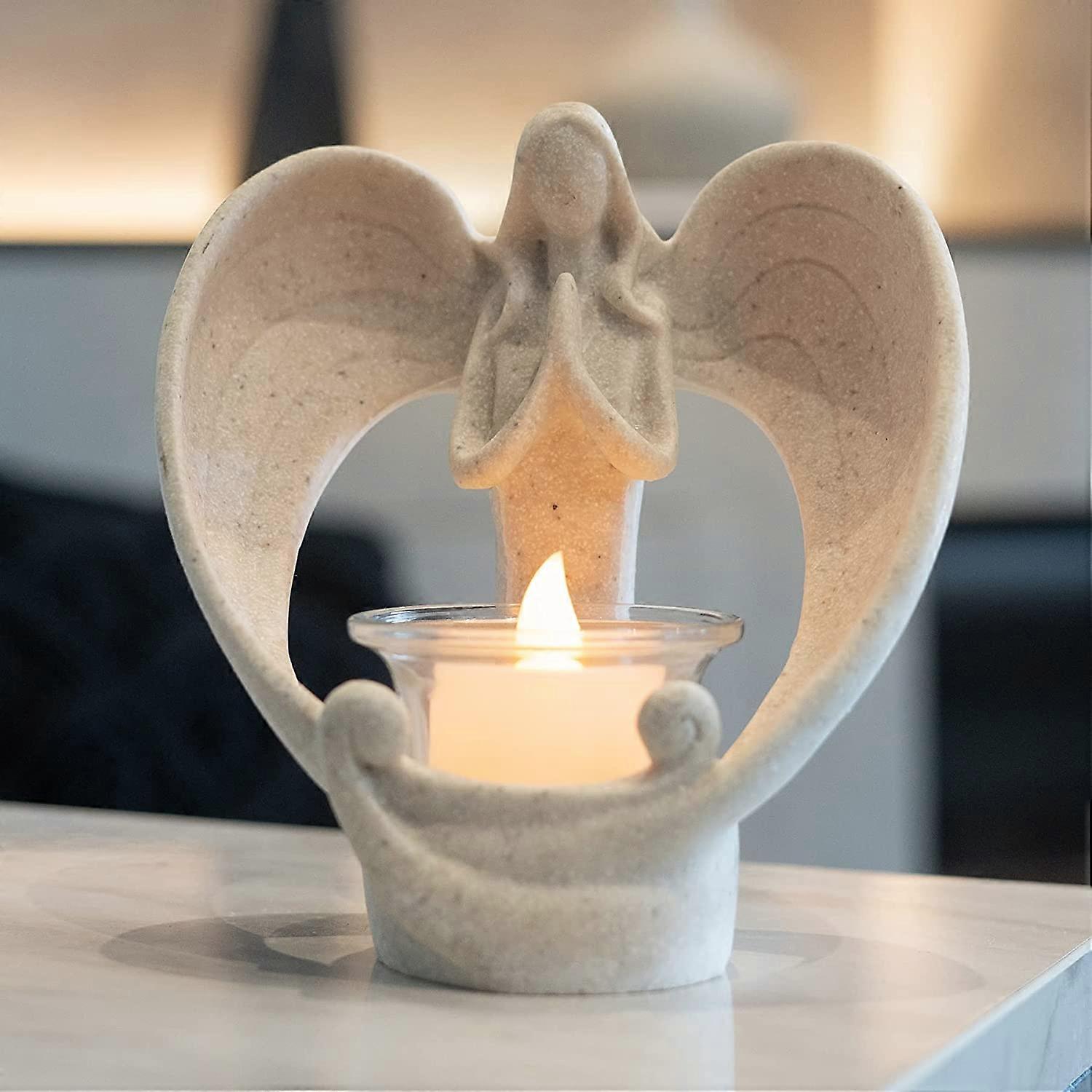 Angel Figurines Tealight Candle Holde