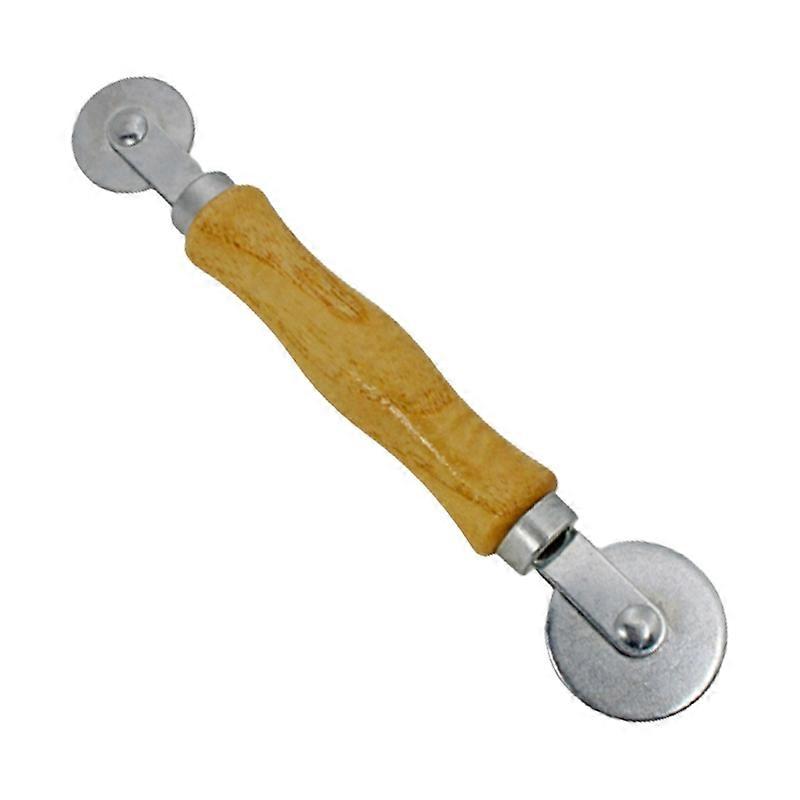 Spline Roller Wooden Handle Repair Tools DIY Installing Window Door Screen Rolling Tool for Home