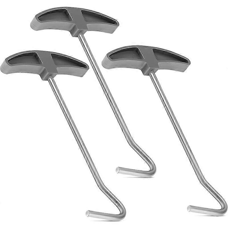Tent peg ground hook peg puller tent peg with pull hook pull hook tent accessories belt plastic handle 3 pieces