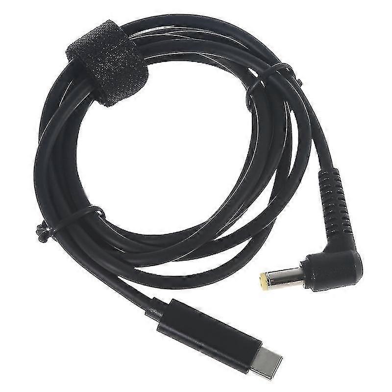 Fast Charging Power Cable Pd 65w Type-c To Dc 5.5x2.5mm Wire For Computer