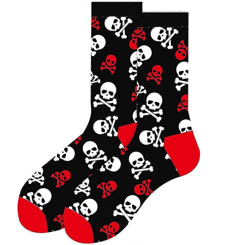 2023 Autumn And Winter New Women's Socks Ghost Pumpkin Socks Skeleton Halloween Medium Sleeve Socks High Quality