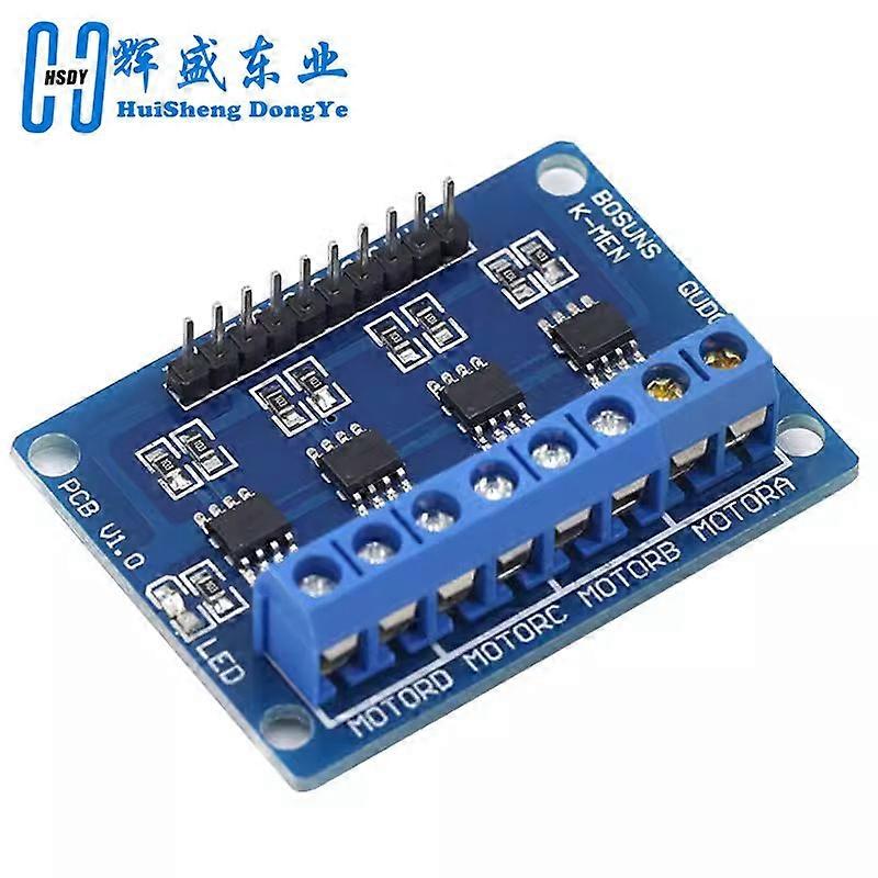 GaiBoSi 4CH 4 Channel HG7881 Chip H-bridge DC 2.5-12V Stepper Motor Driver Module Controller PCB Board 4 Way 2 Phase for Arduino
