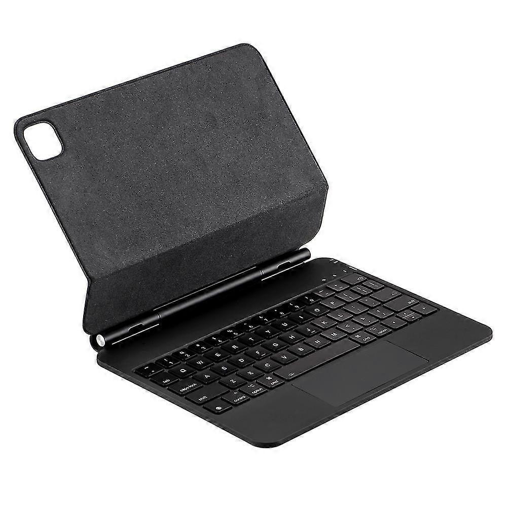 For iPad Pro 11 (2024) M4 Magnetic Suspension Bluetooth Keyboard Leather Case with Backlight