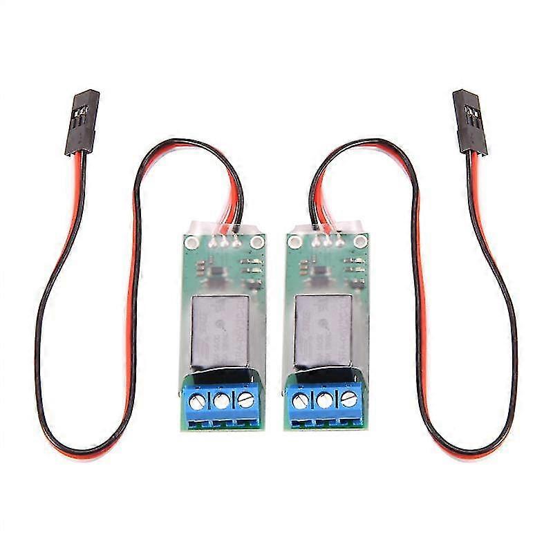 2PCS RC PWM Electronic Relay Switch for RC Airplane DIY Model Navigation Lights Controller Universa JKW