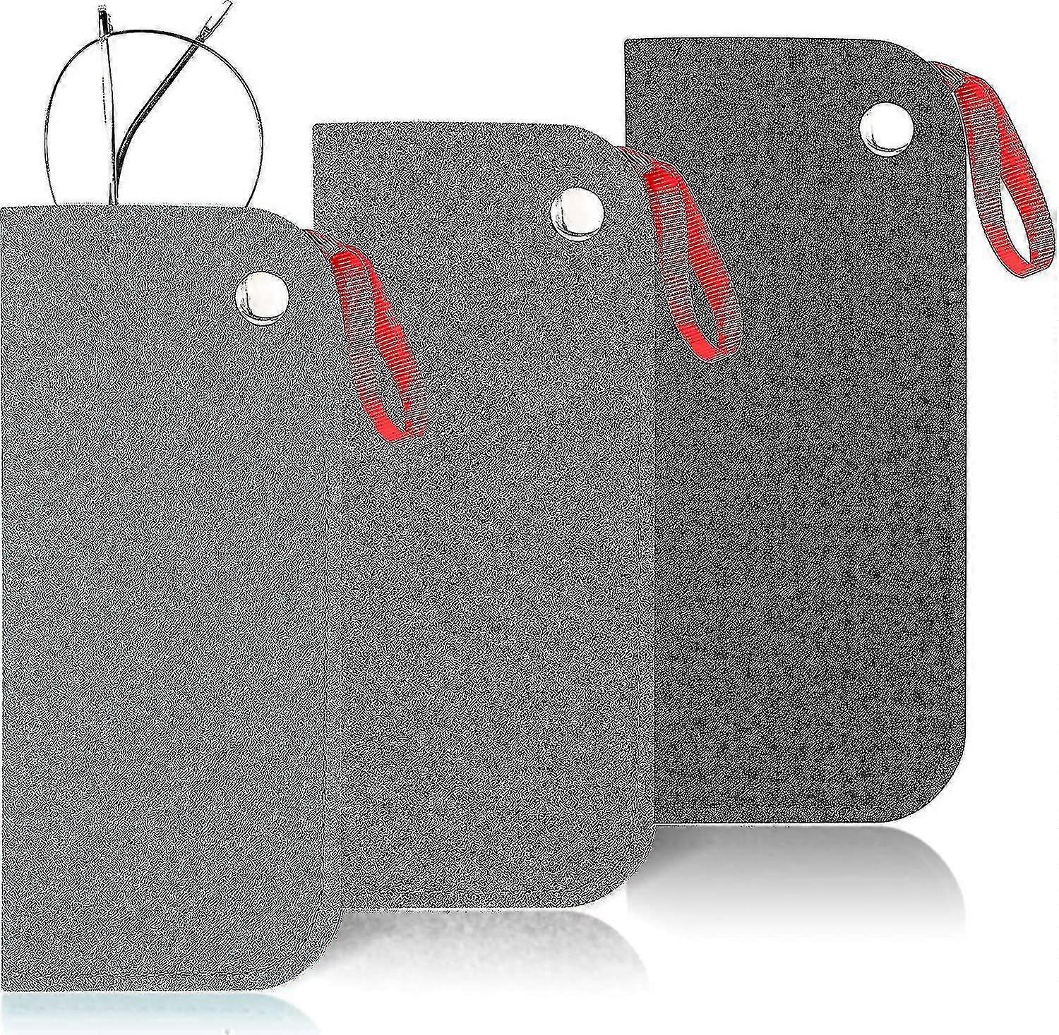 Soft Eyeglasses Case 3 Pack. Felt Portable Travel Slip In Eyeglasses Case. Soft Sunglasses Case Pouch Holder-DF