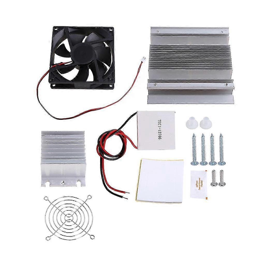 Thermoelectric Cooler 12v Semiconductor Refrigeration Cooling Complete Kit 60w