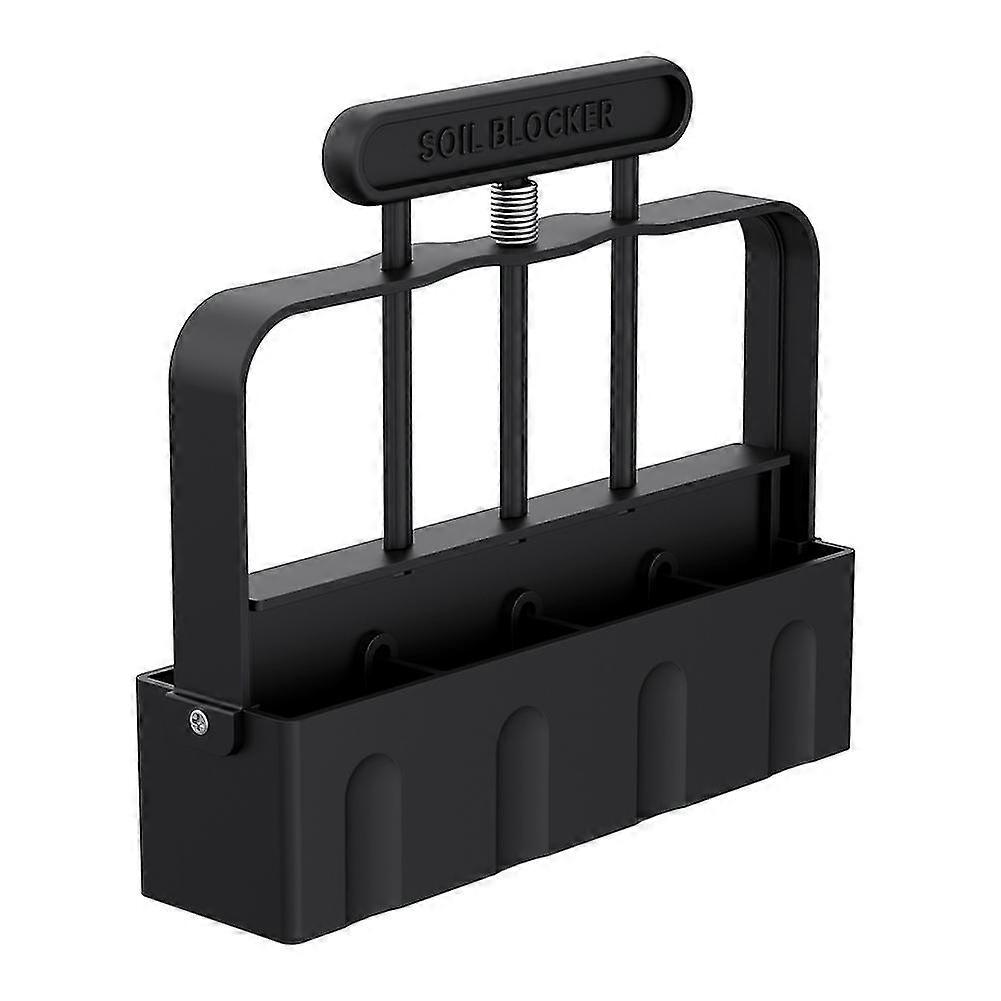 Neu- Mini 4 Zellen Bodenblocker Handheld Easy Seed-Soil Blocks Makers für Gartengeräte