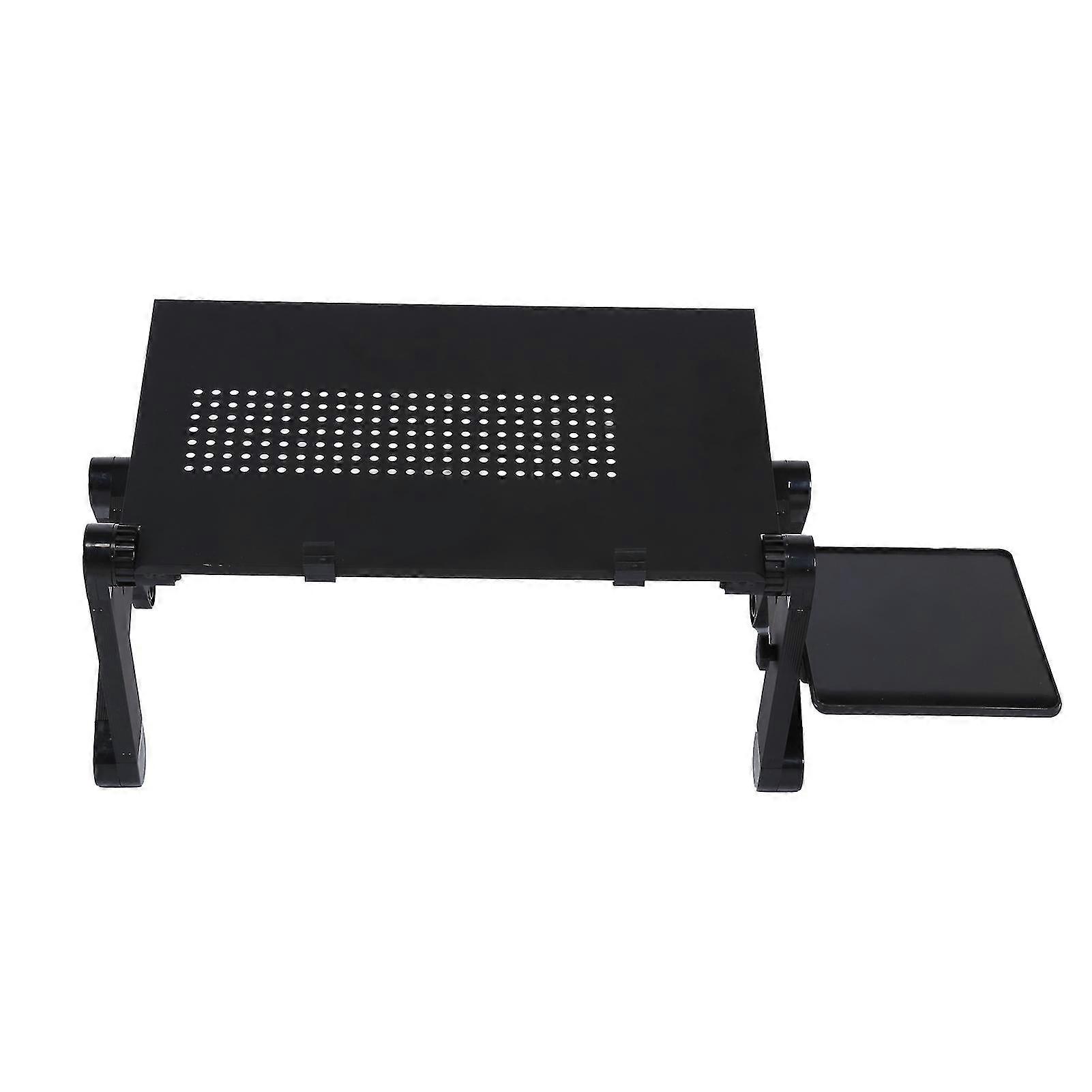 Adjustable Folding Laptop Desk with Mouse Board - Portable Aluminum Alloy Stand