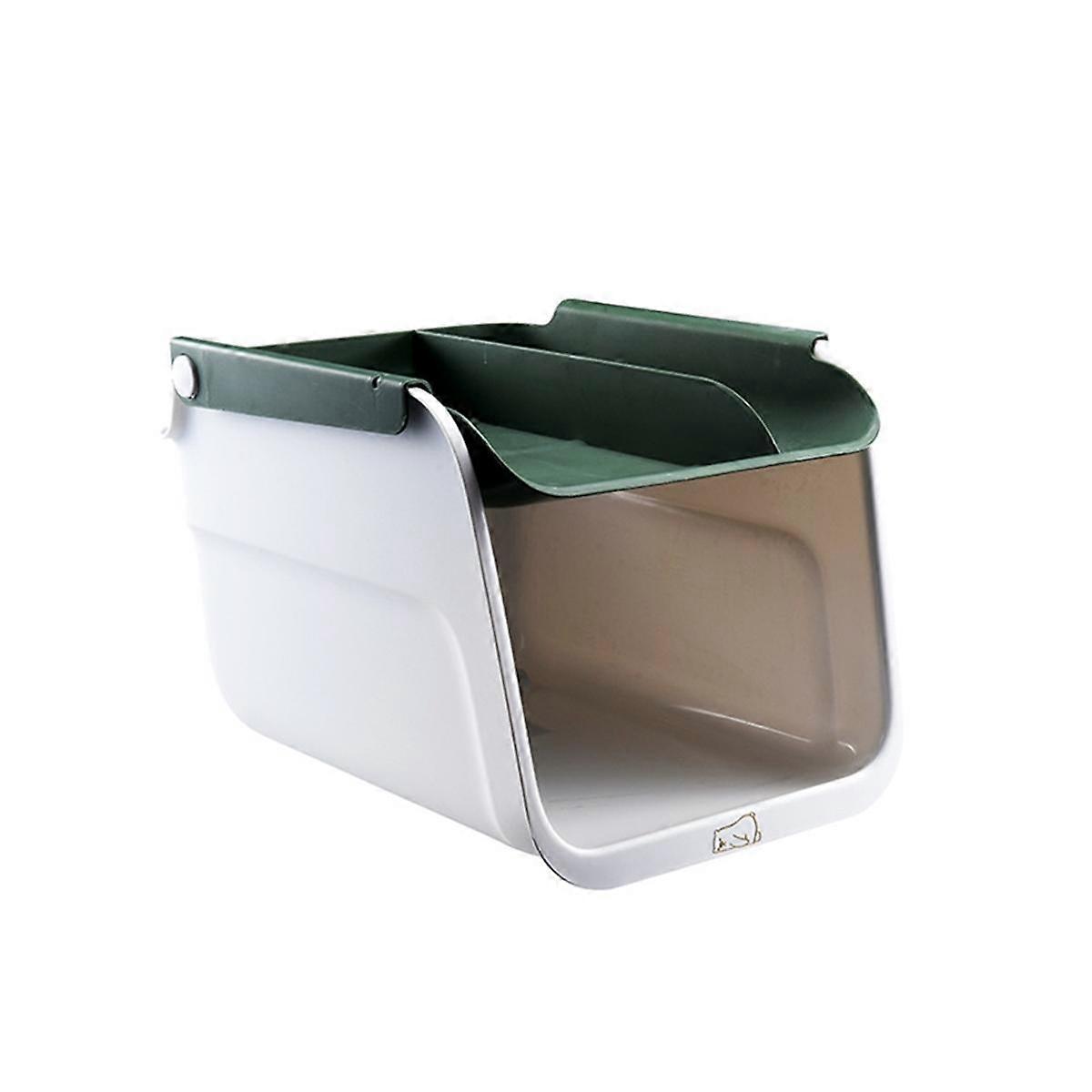 Shelf Shoe Organizer Space-Saving Locker Organizer of Shoes Dark Green