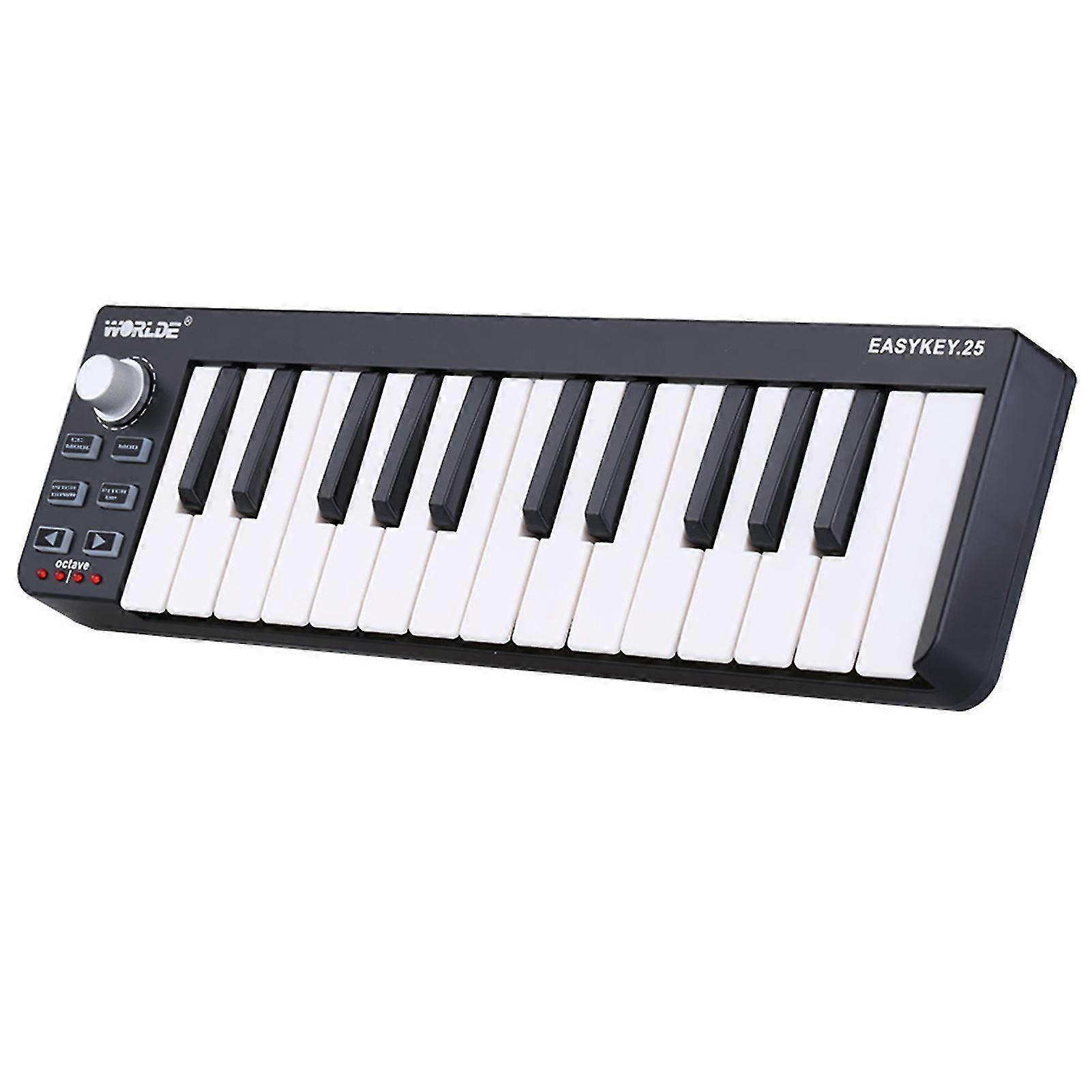 Worlde Easykey.25 Tastiera portatile Mini 25-key Usb Midi Controller
