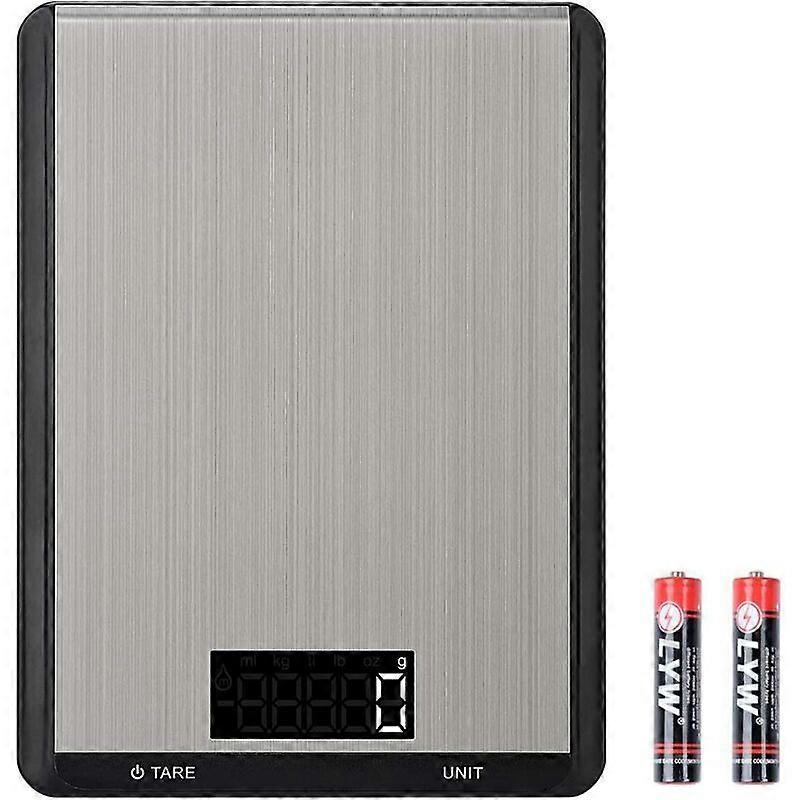 Kitchen Scale, Healwe Electronic Kitchen Scale 5Kg/1G Stainless Steel Touch