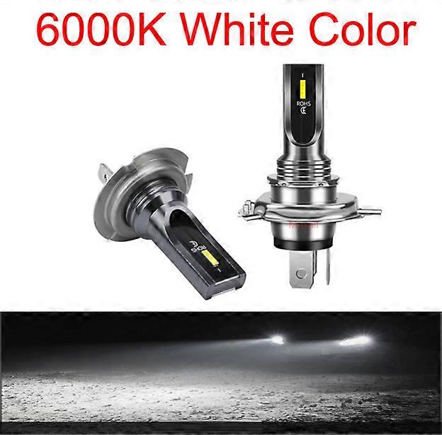 Muxall Super H4 4300K LED Car Headlight H7 Canbus H11 HB3 HB4 9005 9006 H1 Car Bulbs Fog Lights 12V 24V 80W 6000K 20000LM Lamps